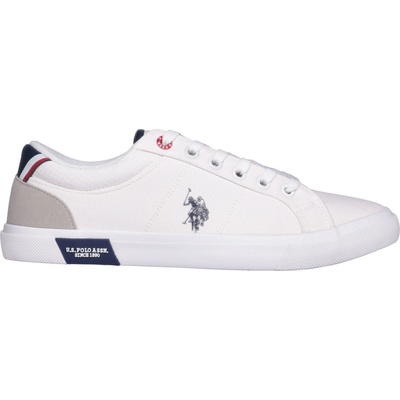 US POLO ASSN BASTERB biela béžová tmavo modrá červená