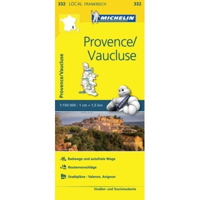 Michelin Karte Provence, Vaucluse