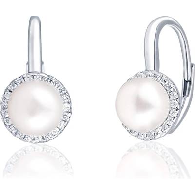 JwL Luxury Pearls stříbrné s perlou a zirkony JL0640