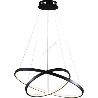 Polux Led Пендел lea led/35w/230v 4000k Ø 60 см черен (sa2245)