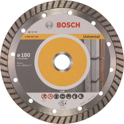 BOSCH Diamantový deliaci kotúč Štandard for Universal Turbo 180 × 22,23 × 2,5 × 10 mm 2.608.602.396