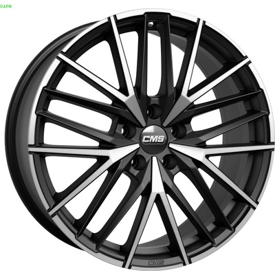 Cms C36 9.5x21 5x114.3 ET42 diamond black gloss
