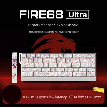 Madlions Professional Gaming Mechanical Keyboard FIRE 68 ULTRA 8K (FIRE-68-ULTRA-CNT-WH)