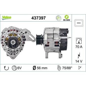 Alternátor VALEO 437397