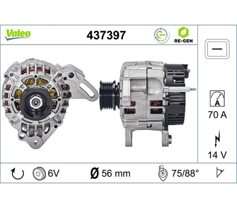 Alternátor VALEO 437397