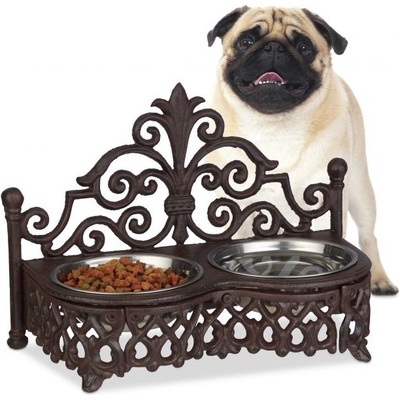 Stojan na misky pre psov, starožitný RD22964