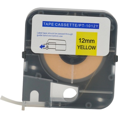PONY PT-1012Y, 12mm x 8m, Жълт, оригинална лента (PT1012Y)