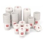 illy хартиена чаша с капак за кафе бяла 355 мл картонена кутия 25 бр