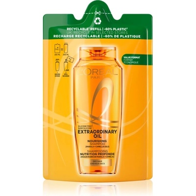 L’Oréal Paris Elseve Extraordinary Oil vyživující šampon pro suché vlasy Refill 250 ml