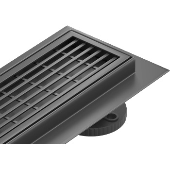 Mexen Flat 360° M33 въртящ се линеен отток 80 см, черен - 1733080-40 (1733080-40)