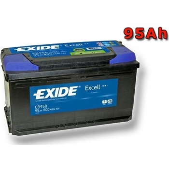 Exide Excell 12V 95Ah 800A EB950