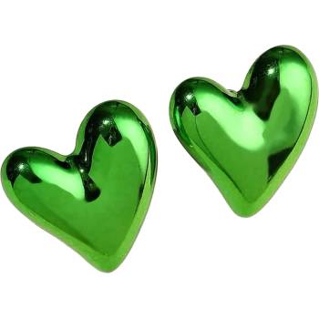 HARAHU Обеците AD-33364 - Herz / Зелена KP33364 (AD-33364)