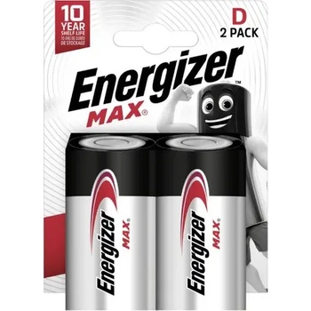 Image 1 of Energizer АЛКАЛНИ БАТЕРИИ enr max alk d chp2 energizer (e302306800)