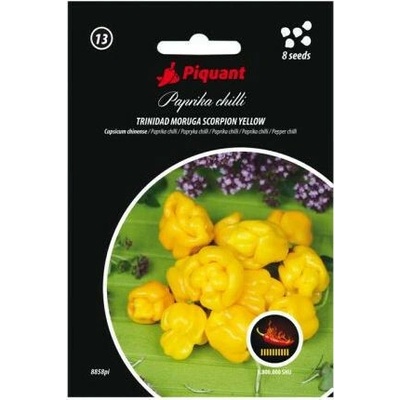 Piquant TRINIDAD MORUGA SCORPION YELLOW semínka chilli papriček 8 s