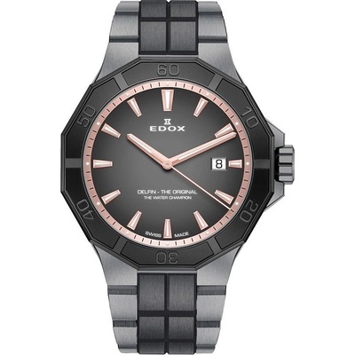 Edox Мъжки часовник EDOX Delfin The Original 53021-37GNM-NDR (56382)