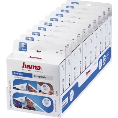 Hama lepící body, 6 mm, 300 ks, permanentní 7112