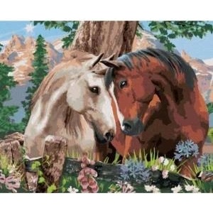 NORIMPEX Diamond Mosaic - Horses in Love