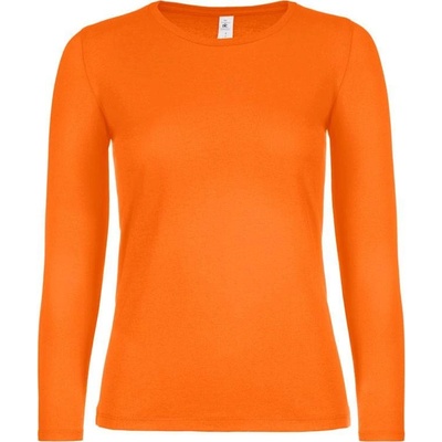 B&C #E150 LSL /women Dámske tričko s dlhým rukávom oranžová