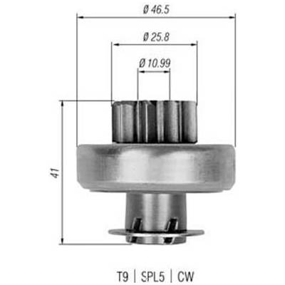 MAGNETI MARELLI Pastorek, startér 940113020324