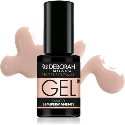 Deborah Milano gelový lak na nehty 04 Nude Rose 4,5 ml