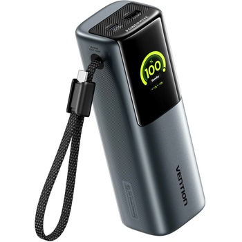 Vention Powerhive Power Bank 20000mAh 165W TFT дисплей, сив (FKFH0)
