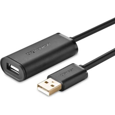 Ugreen US121 USB 2.0 extension, active, 10m, černý