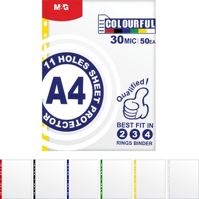 AURO Euroobal A4 30 µm průhledný s barevnou značkou (50 ks)