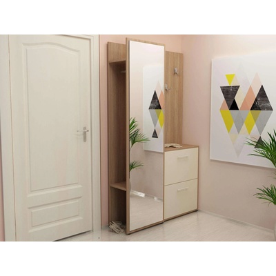 DST Портманто Slavena-dst, дъб амбер и бежово