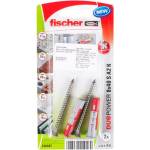 Fischer УНИВЕРСАЛЕН ДЮБЕЛ С ВИНТ Ф8x40ММ 2 БРОЯ fischer duopower А2 s (4048962240160)