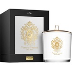 Tiziana Terenzi Gold Rose Oudh White Glass Candle ароматна свещ с дървен фитил унисекс 1000 гр