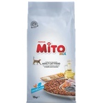 Mito cat adult mix chicken & fish - суха храна за пораснали котки от всички породи, над 1 година - пилешко месо и риба, Турция - 15 кг