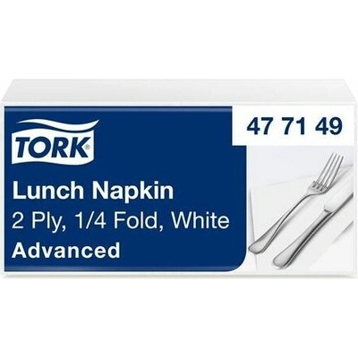 Tork Servítky 1/4 sklad 2V 32,5x32,8 cm Advanced Lunch biela 200ks
