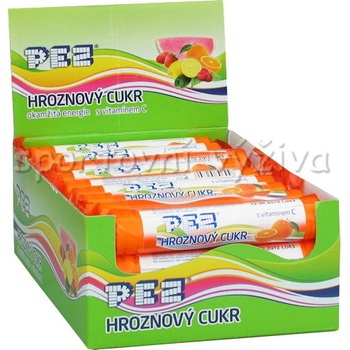 Haas Hroznový cukr + Vitamin C cerny-rybiz 39 g