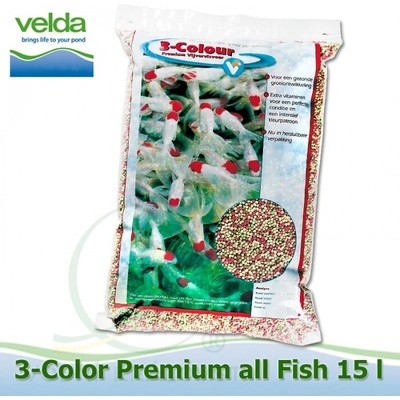 Velda All Fish Food 3-color 3-4 mm 15 l