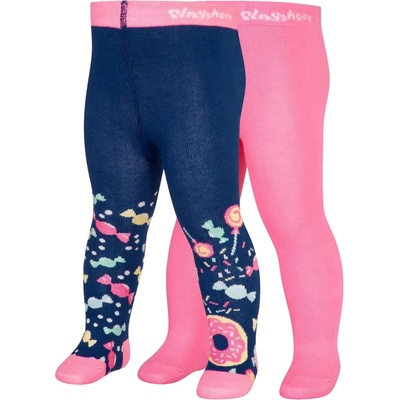 2PACK detské pančuchy Playshoes Bonbóny