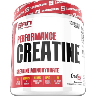 SAN Nutrition Performance Creatine, 600 Grams