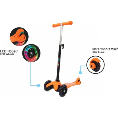 Jamara KickLight Scooter oranžová