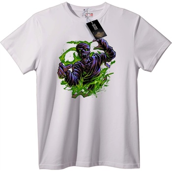 NOONEBRAND Тениска с мумийска енергия - 7XL, White