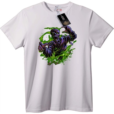 NOONEBRAND Тениска с мумийска енергия - 7XL, White