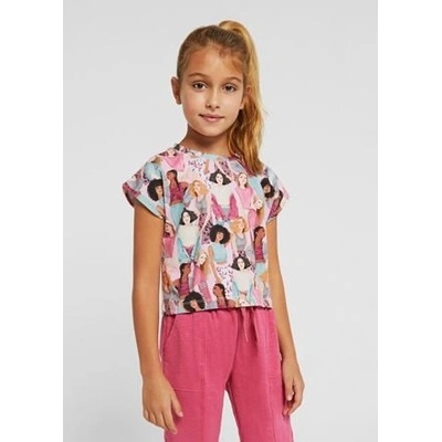 Mayoral tričko crop top dívčí celopotisk 6034 3