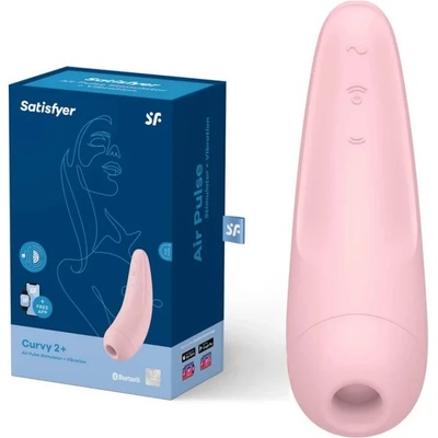 Клитор стимулатор, контролиран с приложение - Curvy 2+ Pink (SATISFY171)