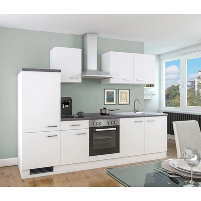 Flex Well Kuchyňa Joelina 270 cm/typ 1 chladnička/rúra/varná doska/digestor