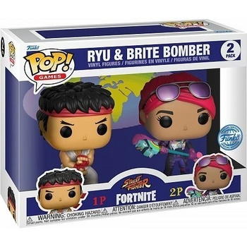 Funko POP! Games Fortnite 2PK Ryu & Brite Bomber