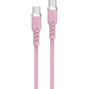 Powerton ENERGY PASTEL EDITION USB-C кабел, 60W, 1 м, силиконов, розов (WP60WU)