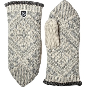 Hestra Ръкавици Hestra Nordic Wool Mitt Gloves - Grey / Offwhite - размер 6 (EU) (202-1200-0111)