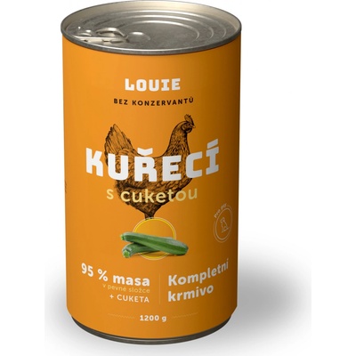 Louie Dog kuracie s cuketou 1200 g