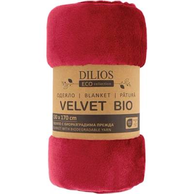 DILIOS ОДЕЯЛО velvet bio 130х170см БОРДО (1000021818)