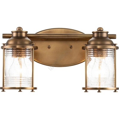 Elstead Lighting Quintiesse QN-ASHLANDBAY2-NBR-BATH - настенна лампа за баня ASHLAND BAY 2xE27/60W/230V IP44 (ED1016)