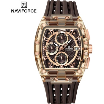 Naviforce Часовници naviforce si-38625 - Кафяв kp38625 (si-38625)