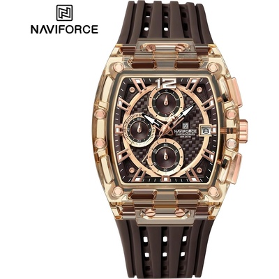 Naviforce Часовници naviforce si-38625 - Кафяв kp38625 (si-38625)